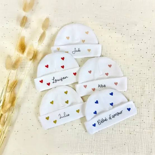Bonnet personnalisé bébé